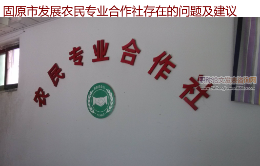 固原市发展农民专业合作社存在的问题及建议